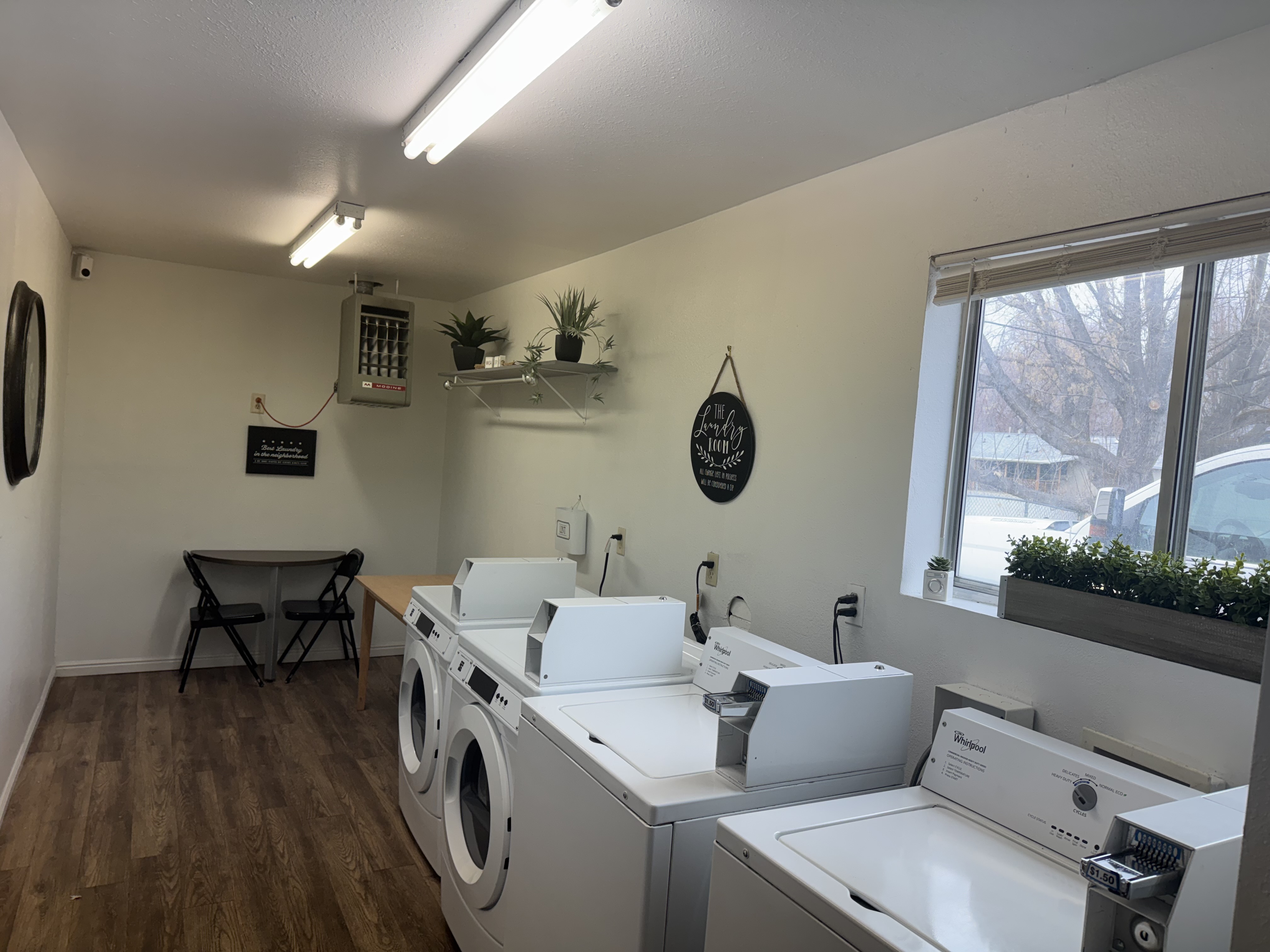 Inside Ephraim Laundry Station — laundry room